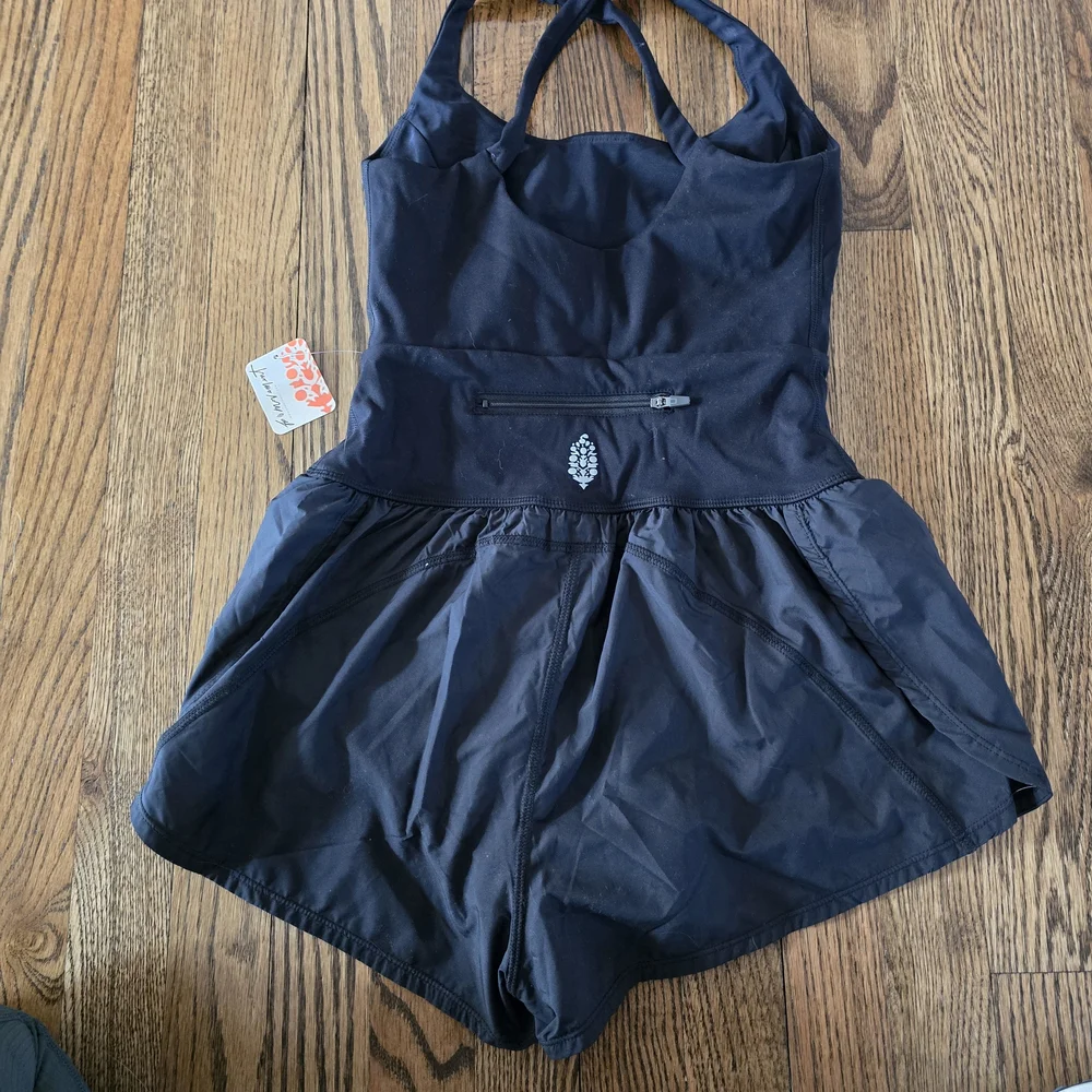 FP Movement by Free People Black Romper Athletic Shorts XS